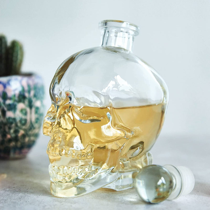 Glass Skull Decanter