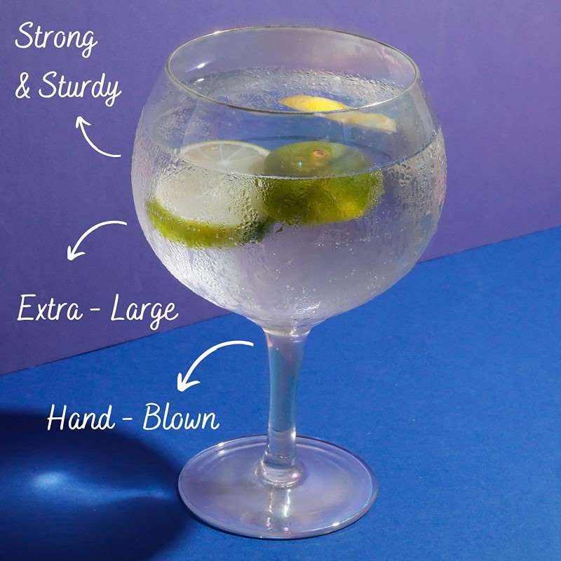 Clear-Gin-Balloon-Glass, Gin-Balloon-Glasses, glass, set-of-two, cocktail, gin, order, add-to-cart, gold, klarna, balloon, gin-goblets, gin-glass-sets