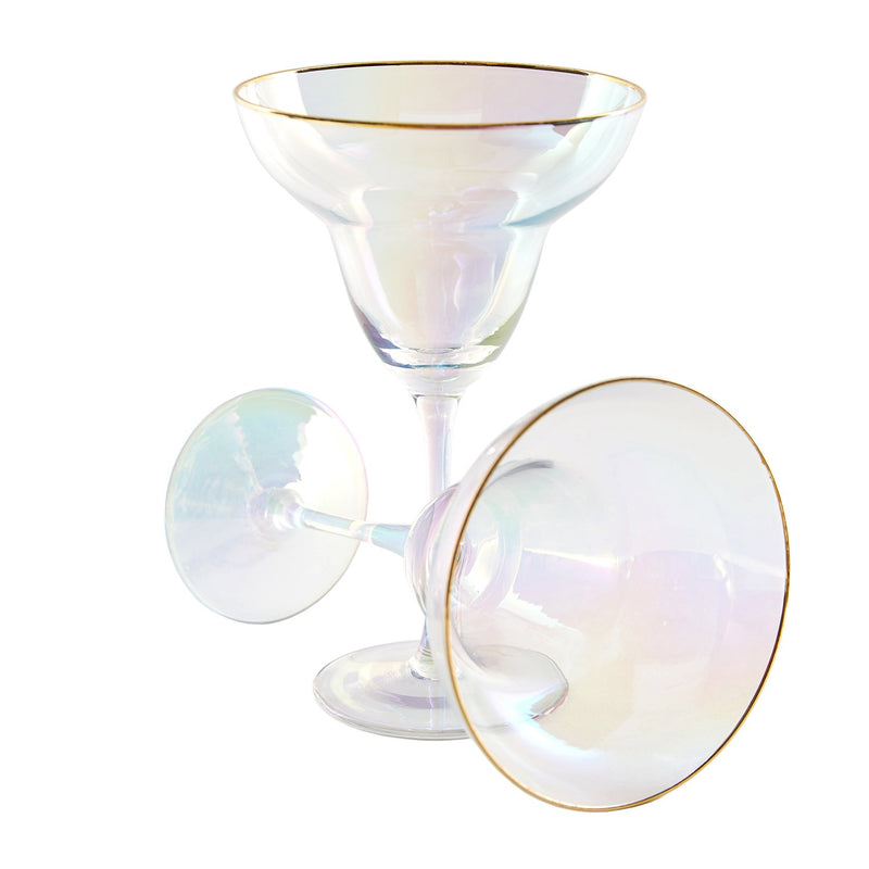 Gold-rimmed-margarita-cocktail-glasses
