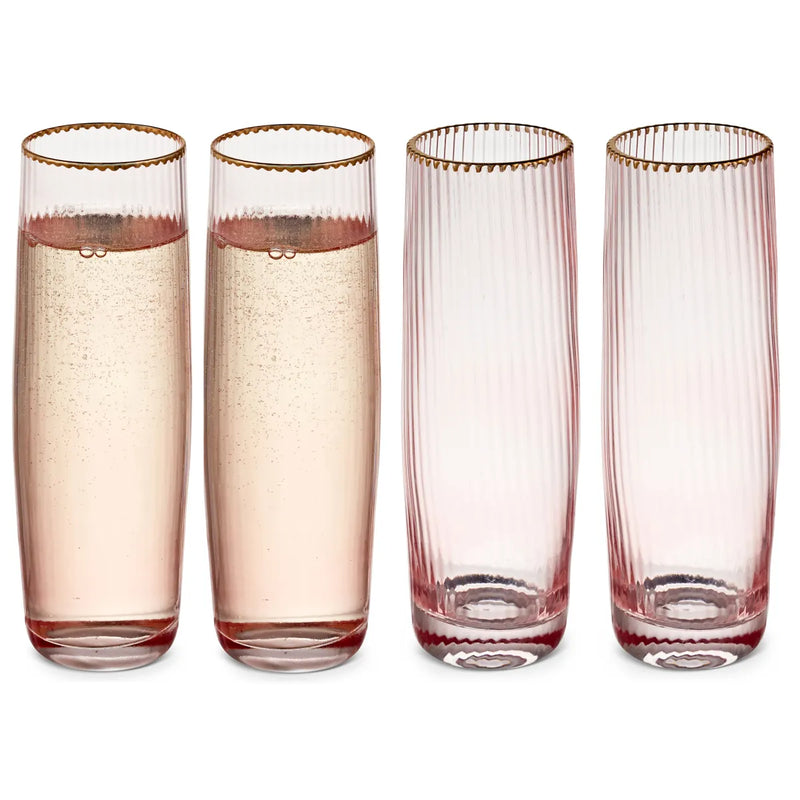 Pink Prosecco Glasses
