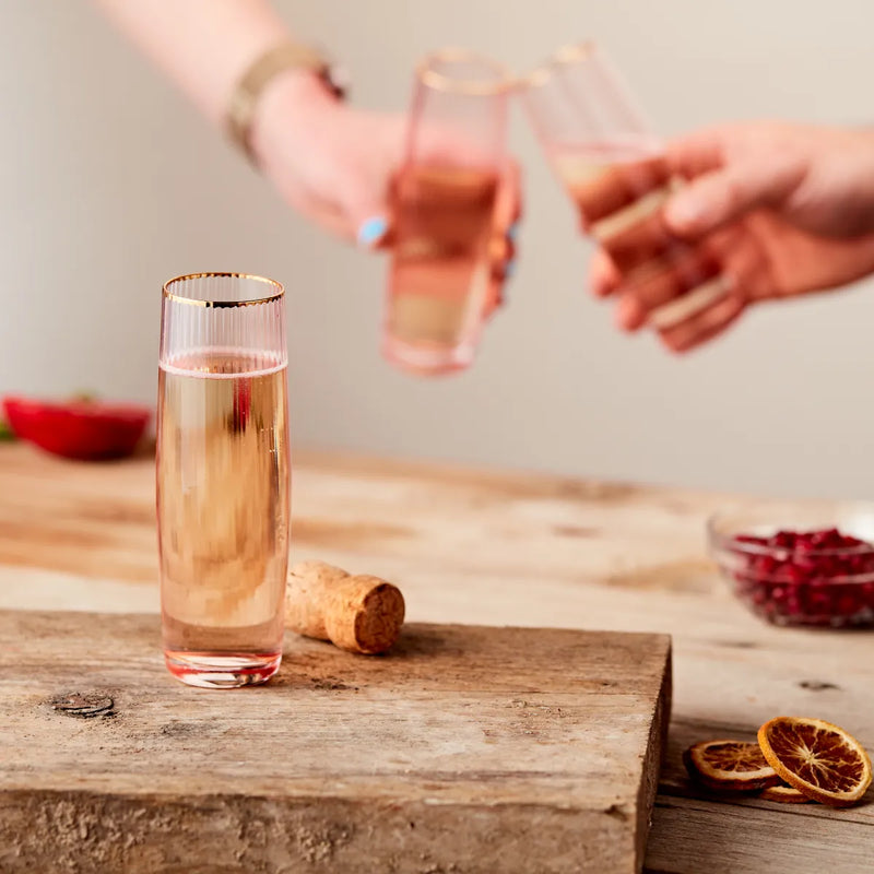 fancy prosecco glasses