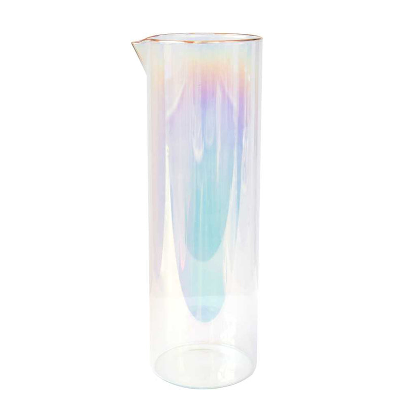 Iridescent-rainbow-effect-glass-carafe-cocktail