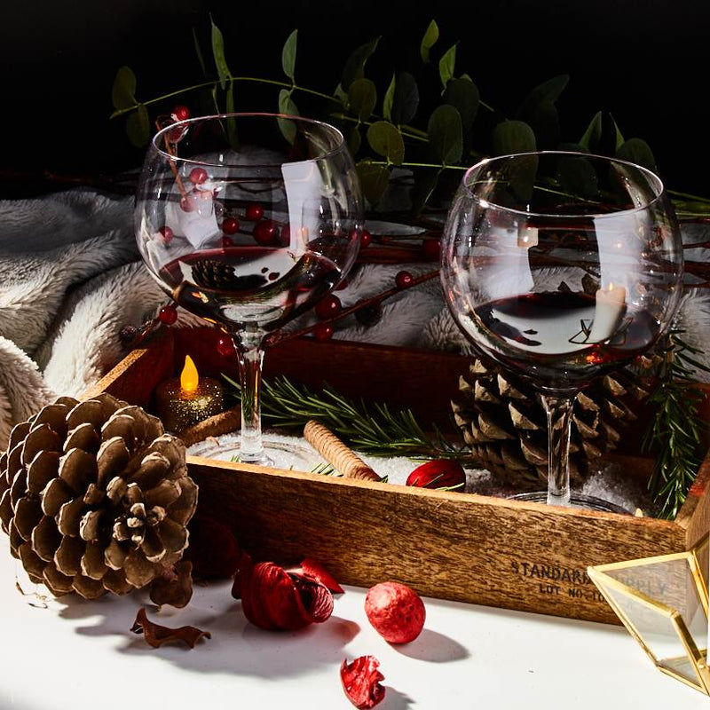 Christmas Gin Glass
