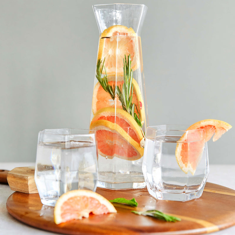 Geometric-Carafe-with-Glasses-cocktail
