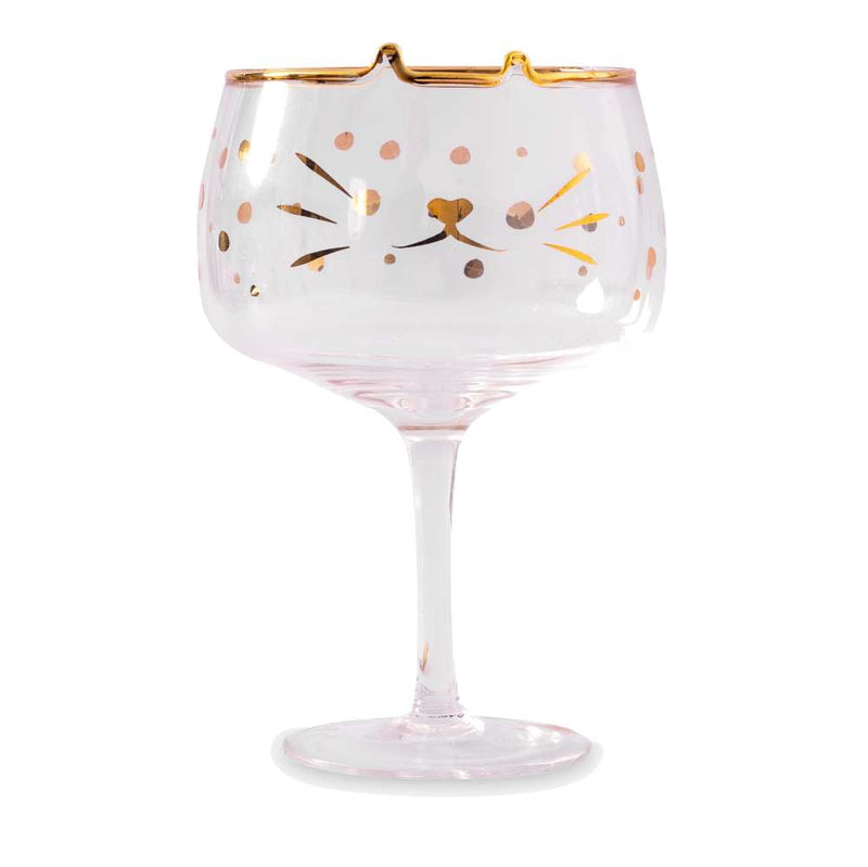 Set-of-2-Cat-Gin-Glasses , Cat-Gin-Cocktail-Glass-Set, Gin-Balloon-Glasses, glass, set-of-two, cocktail, gin, order, add-to-cart, gold, klarna, balloon,gin-goblets, gin-glass-sets