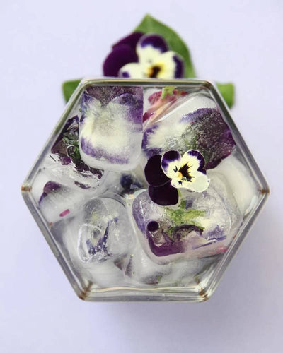 Floral Ice Cubes