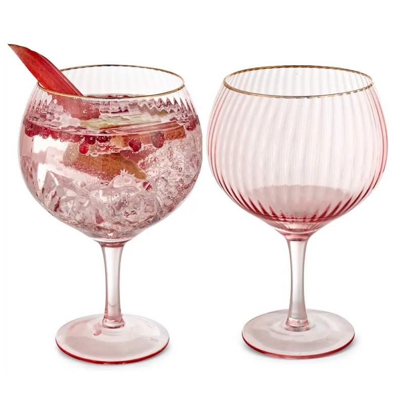 Pink Gin Glasses